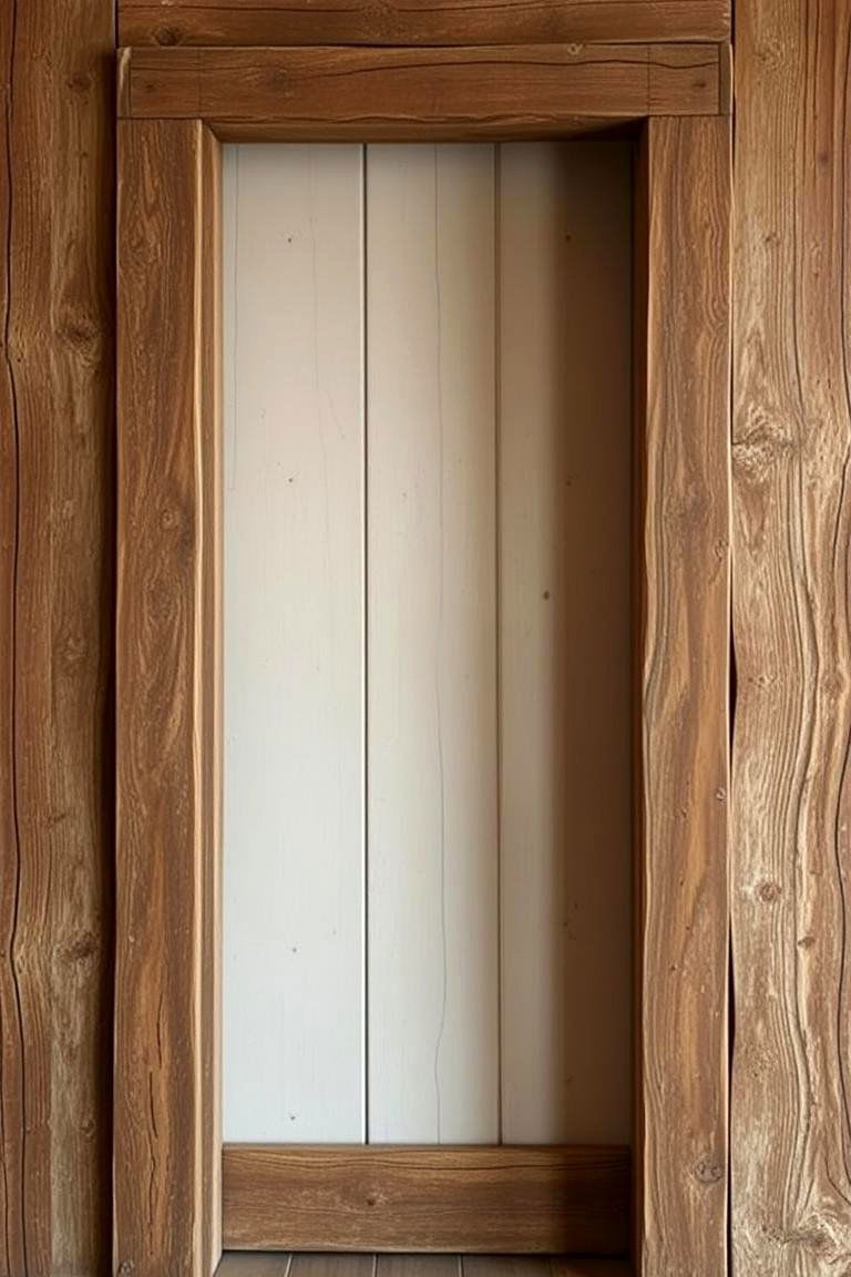 Rustic Reclaimed Wood - 24 Door Trim Ideas