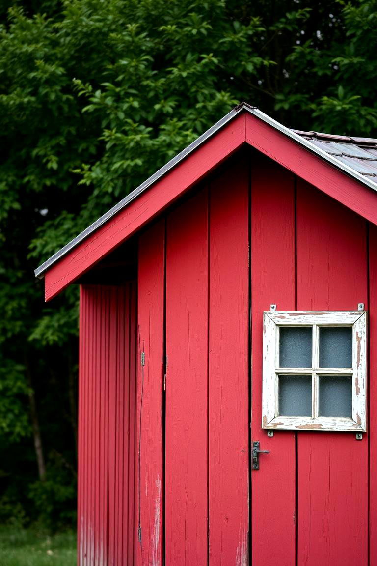 Rustic Red - 24 Shed Color Ideas