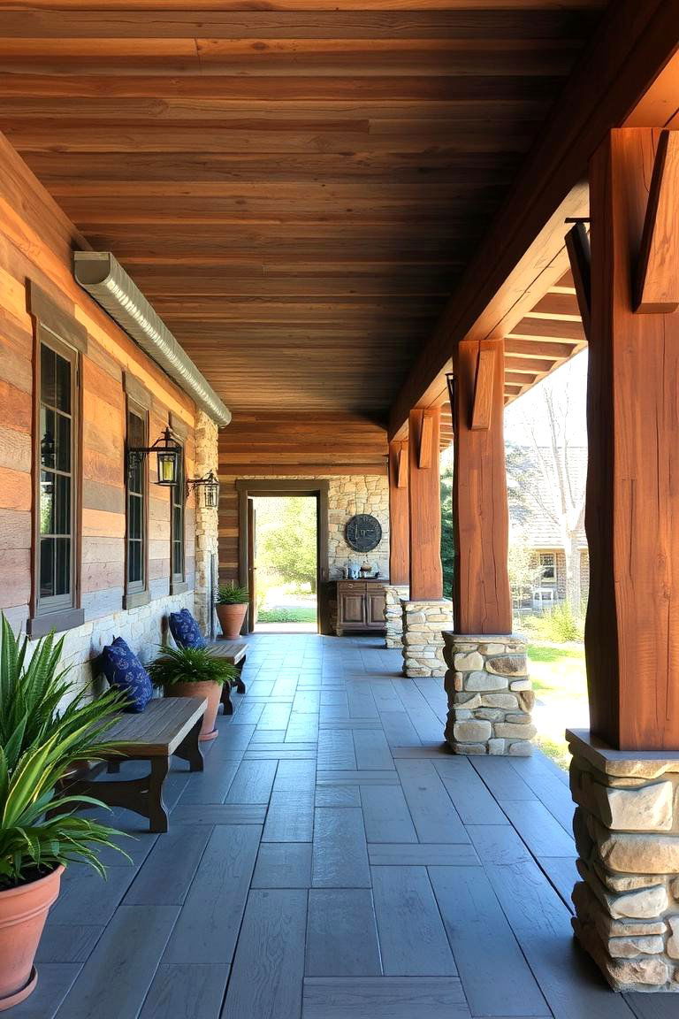 Rustic Retreat Veranda - 24 Veranda Ideas
