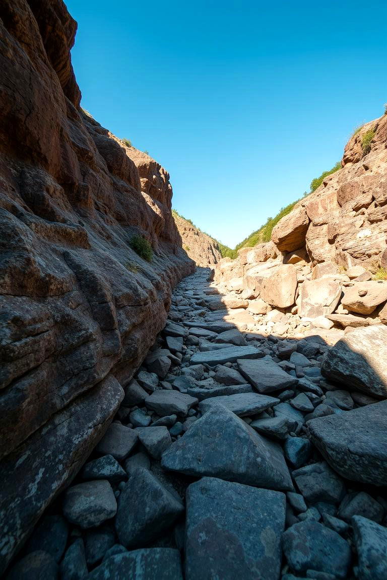 Rustic River Rock Trail - 24 Pool Walkway Ideas