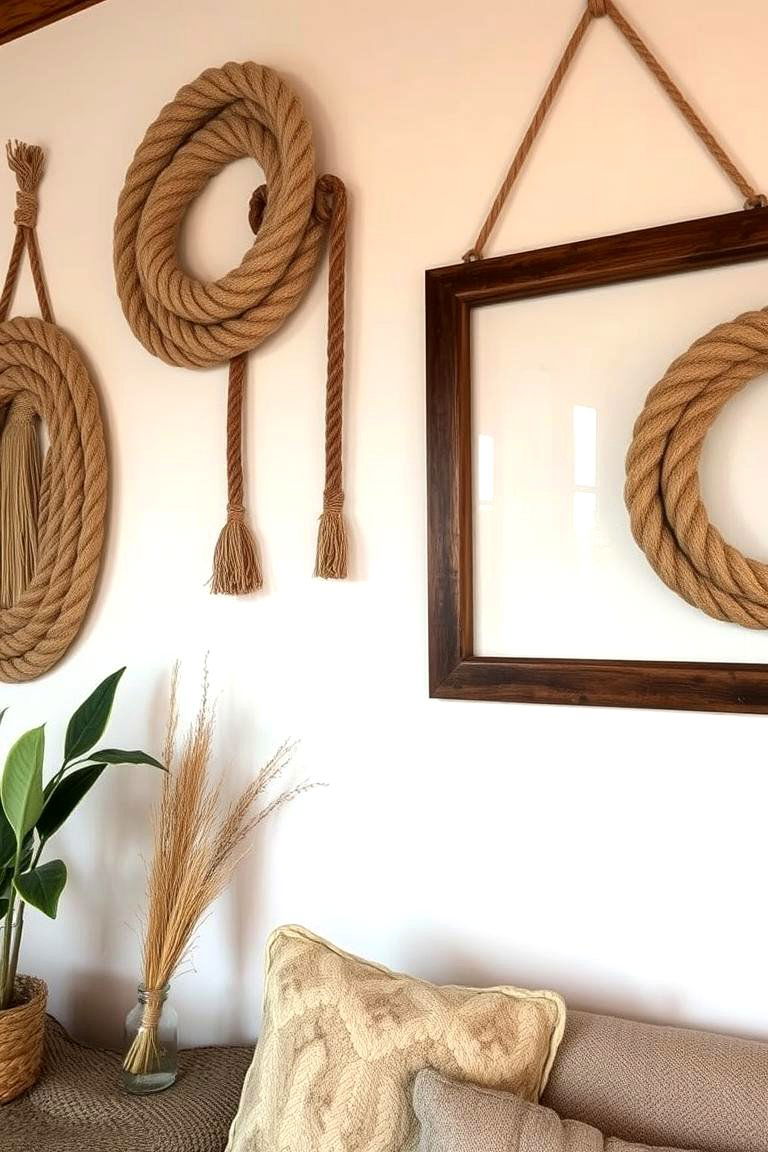 Rustic Rope Elements - 24 Cowboy Room Decor Ideas