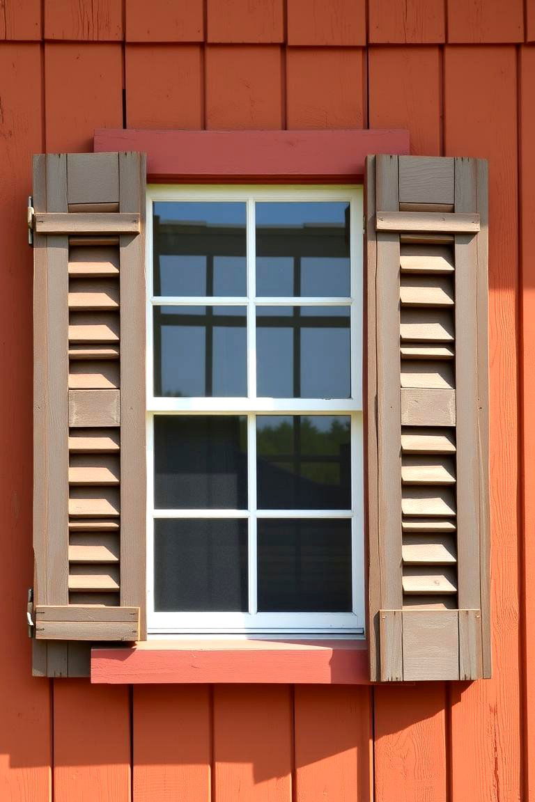 Rustic Shutters - 24 Barn House Exterior Ideas