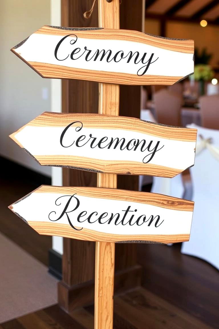 Rustic Signage - 24 Western Wedding Ideas