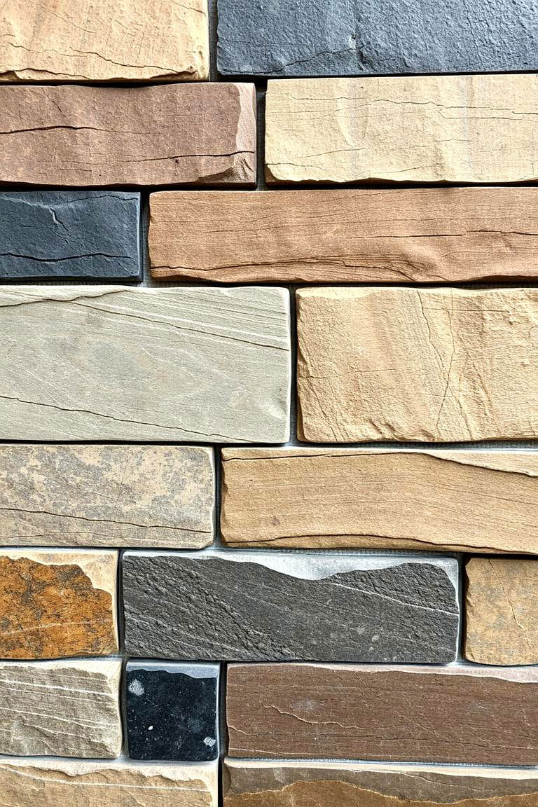 Rustic Slate Panels - 24 Rustic Wall Decor Ideas