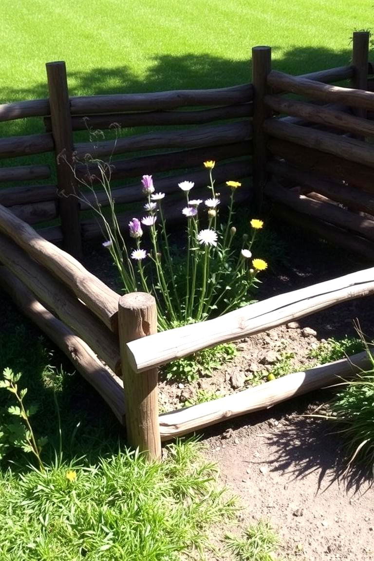Rustic Split Rail Fence - 24 Small Garden Fence Ideas