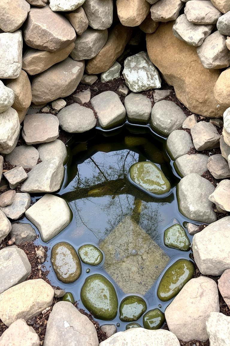 Rustic Stone Raised Pond - 24 Raised Garden Pond Ideas