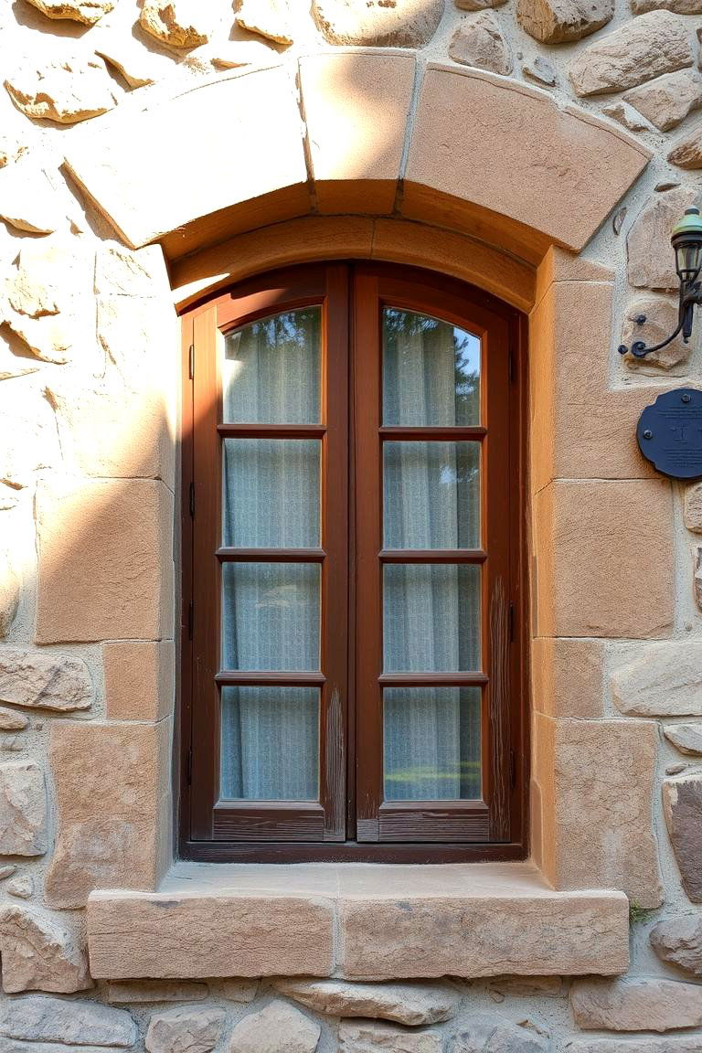 Rustic Stone Surrounds - 24 spanish style windows