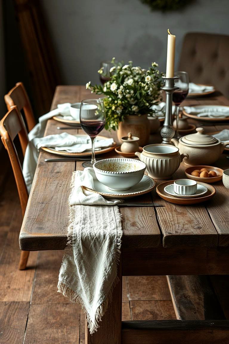 Rustic Table Setting Ideas - 24 Rustic Porch Ideas