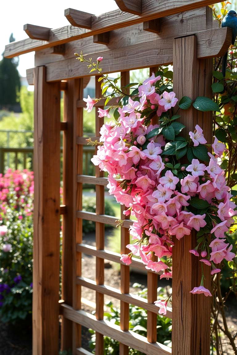 Rustic Trellis Design - 24 Garden Trellis Ideas