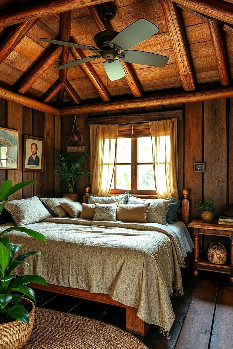 Rustic Tropical Hideaway - 24 Tropical Bedroom Ideas