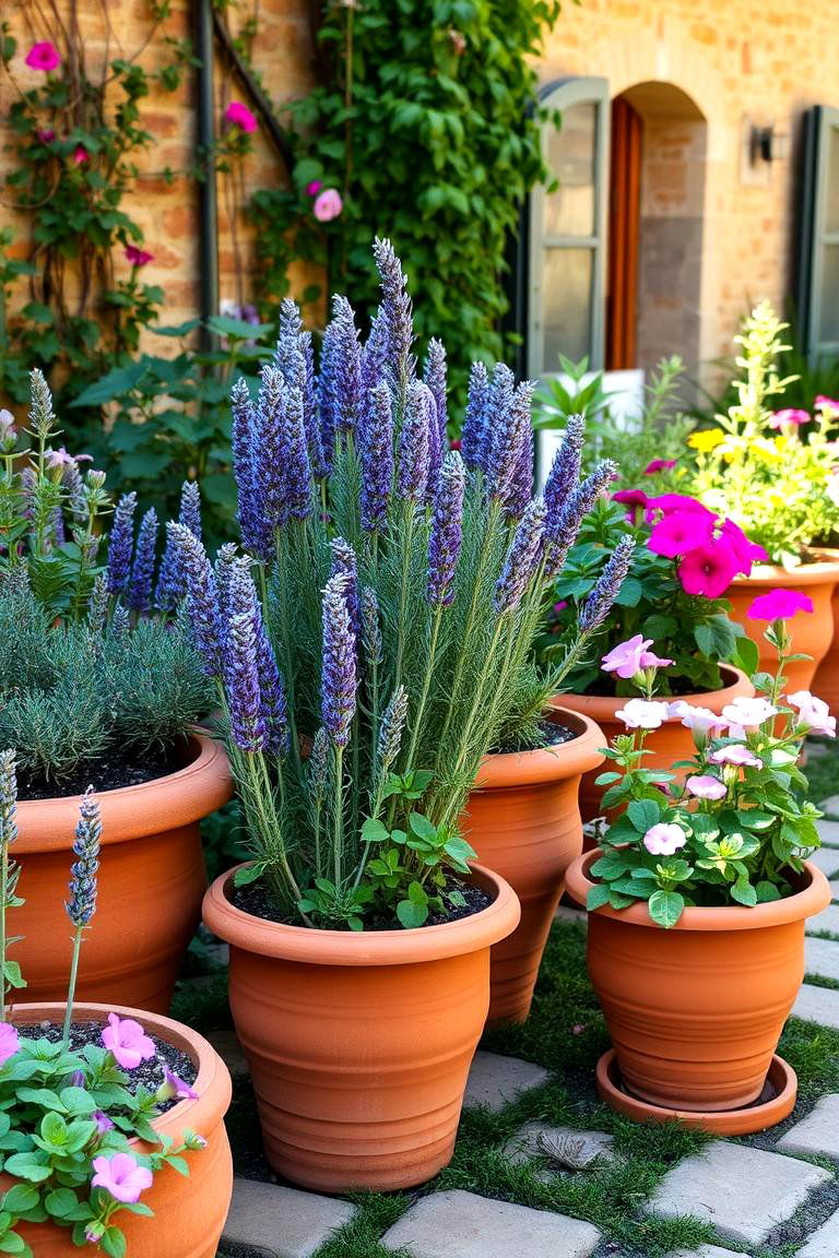 Rustic Tuscan Vibes with Terracotta Pots - 24 Italian Garden Design Ideas