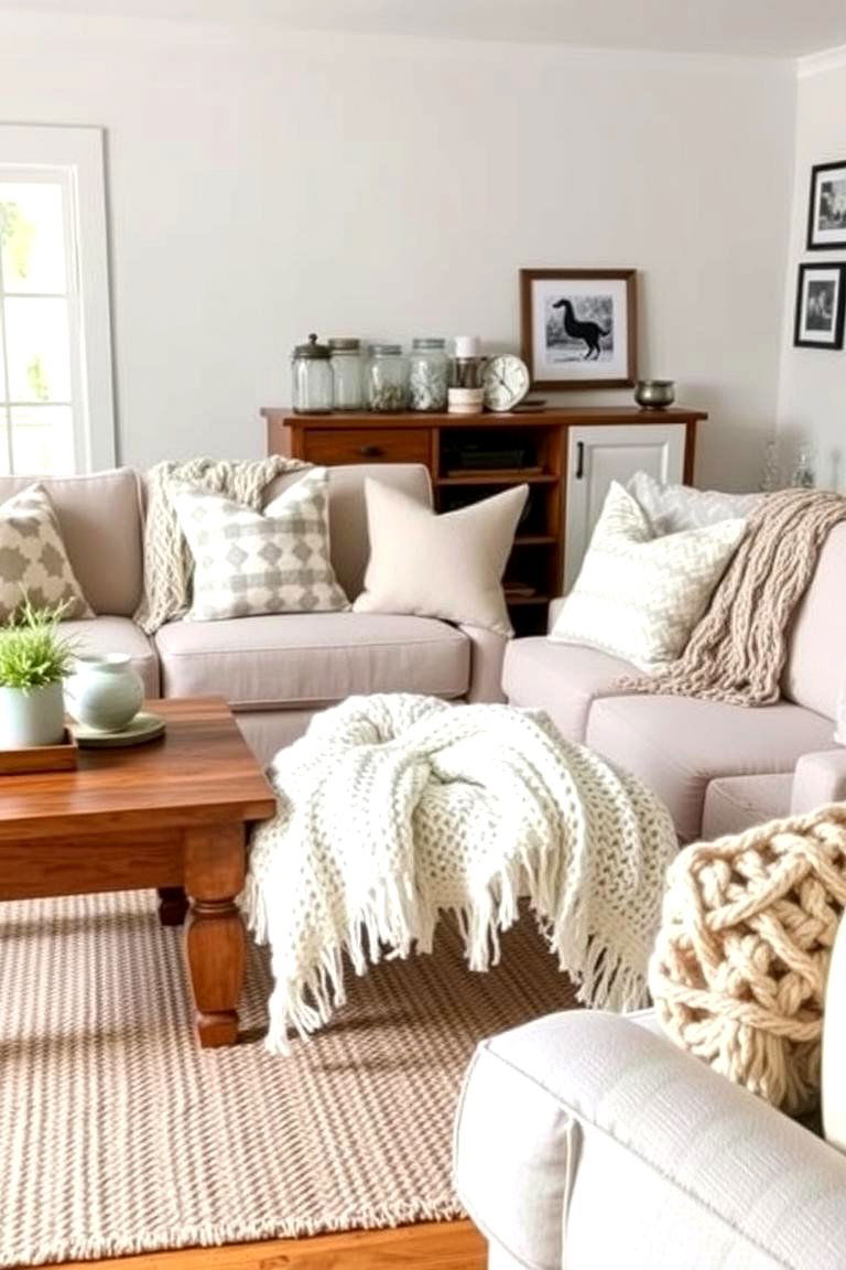 Rustic Wood Accents - 24 Farmhouse Decor Ideas