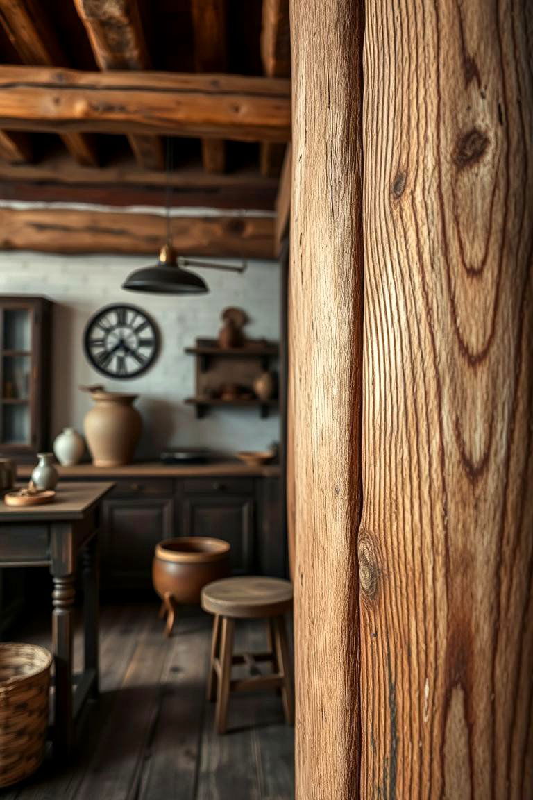 Rustic Wood Accents - 24 Boho-scandinavian Design and Decor Ideas
