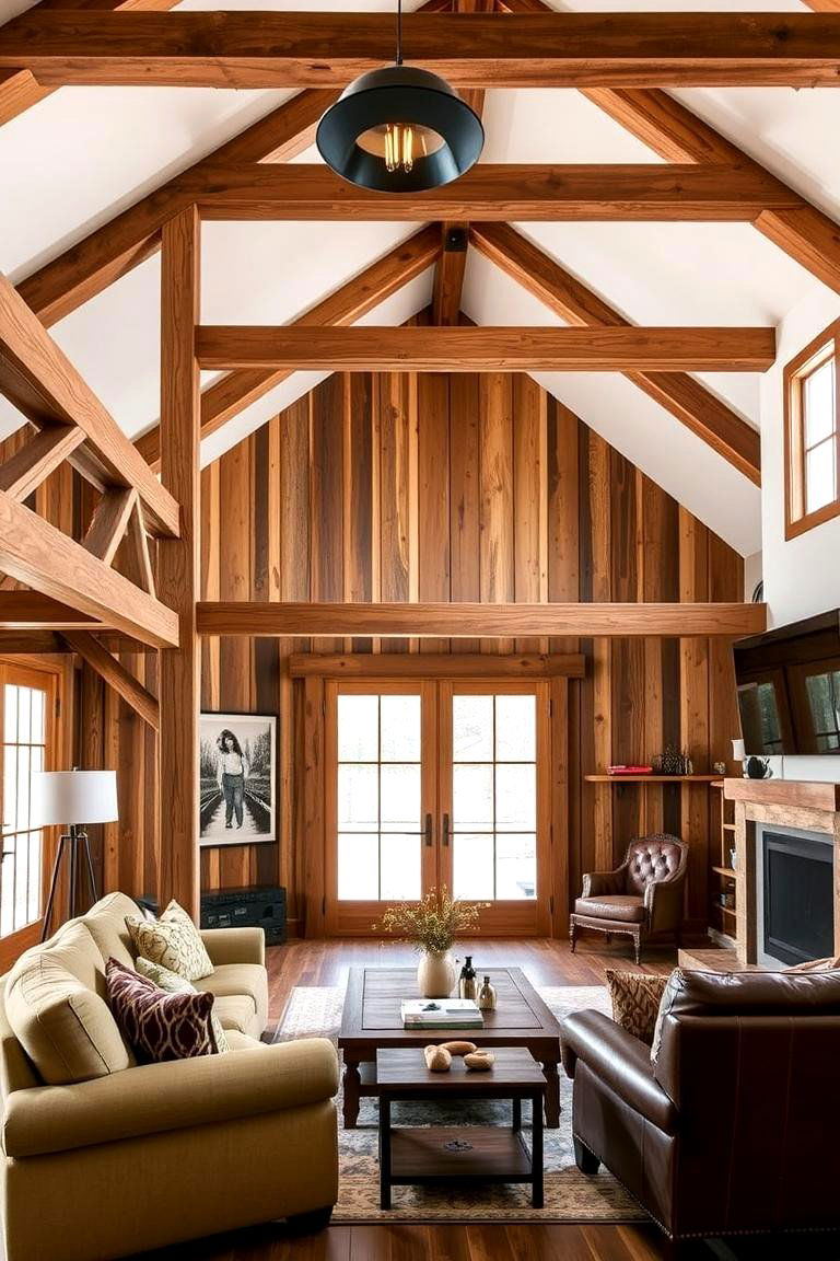 Rustic Wood Accents - 24 Barndominium Interior Ideas