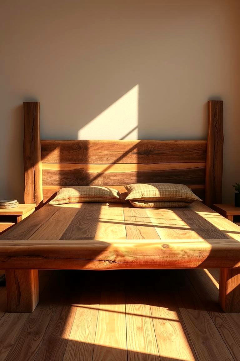 Rustic Wood Bed - 24 Unique Bed Design Ideas