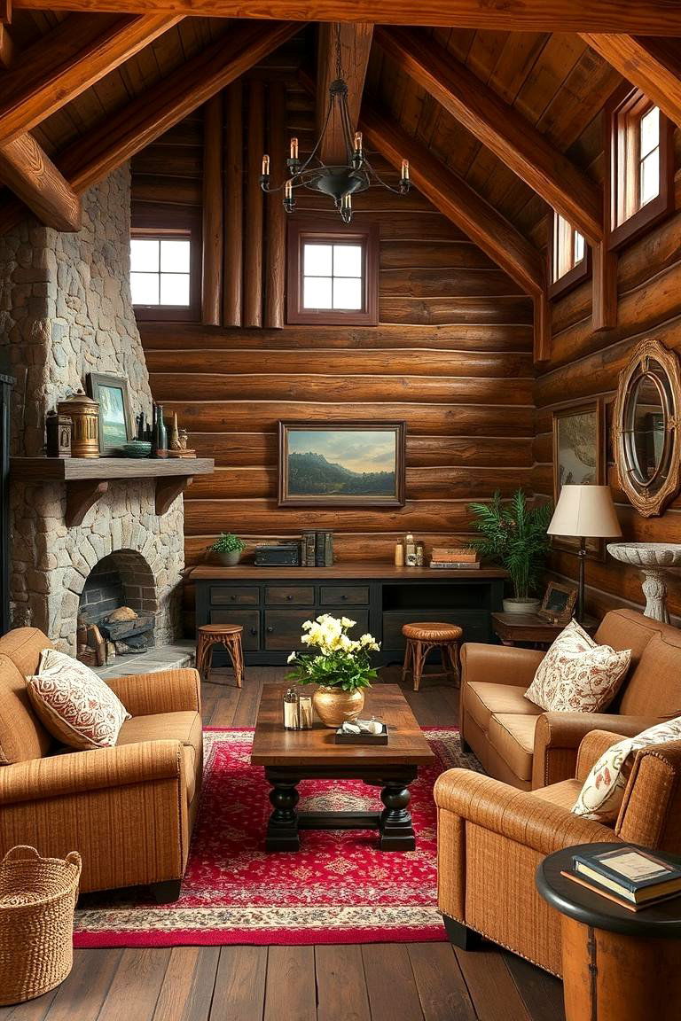 Rustic Wood Inspired Den - 24 Den Ideas