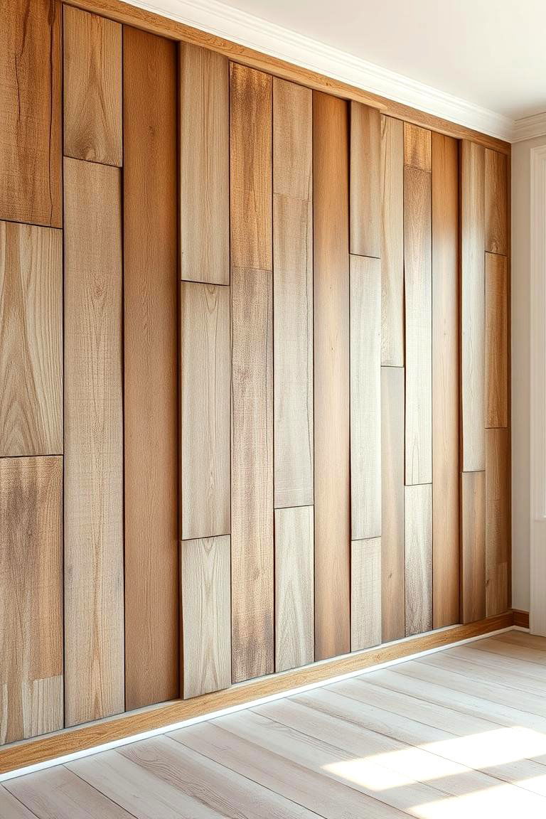 Rustic Wood Panel Art - 24 Farmhouse Wall Decor Ideas