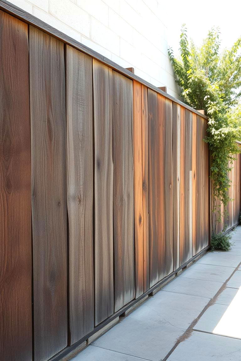 Rustic Wood Paneling - 24 Outdoor Wall Decor Ideas