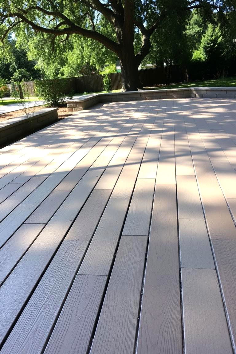 Rustic Wood Plank Stamped Concrete Patio - 24 Stamped Concrete Patio Ideas