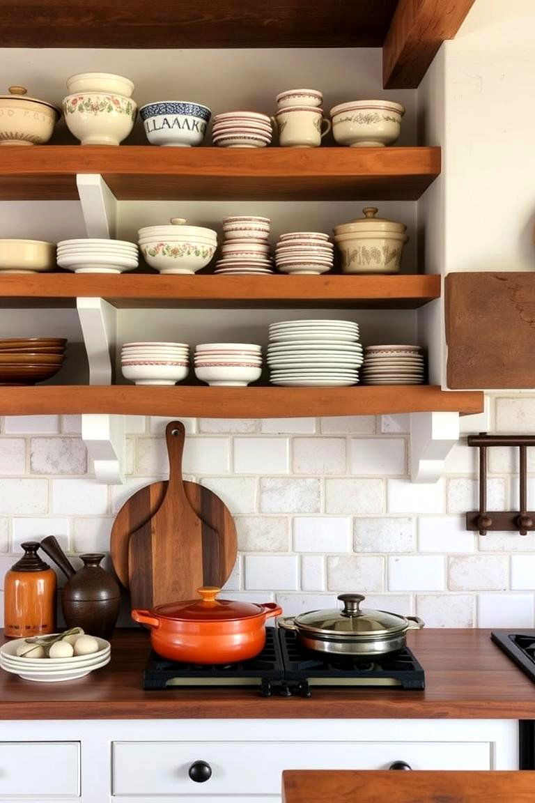 Rustic Wooden Cabinetry - 24 Tuscan Kitchen Design Ideas