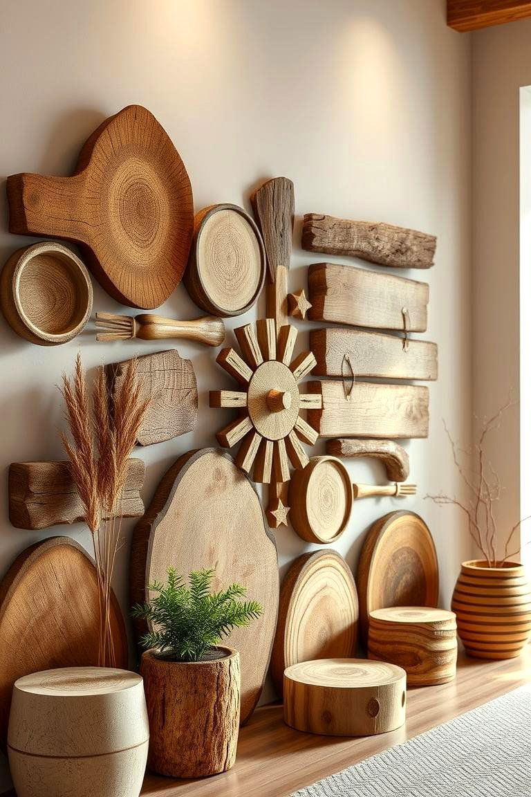 Rustic Wooden Decor - 24 Colorful Boho Decor Ideas