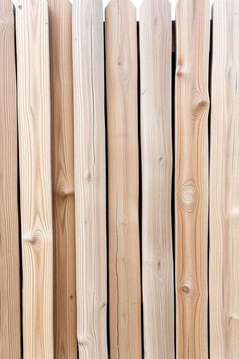 Rustic Wooden Fence Boundary - 24 Rustic Landscaping Ideas