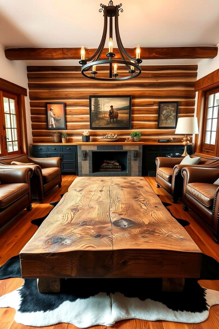 Rustic Wooden Furniture - 24 Western Decor Ideas