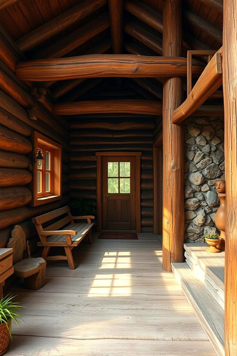 Rustic Wooden Retreat - 24 Patio Enclosure Ideas