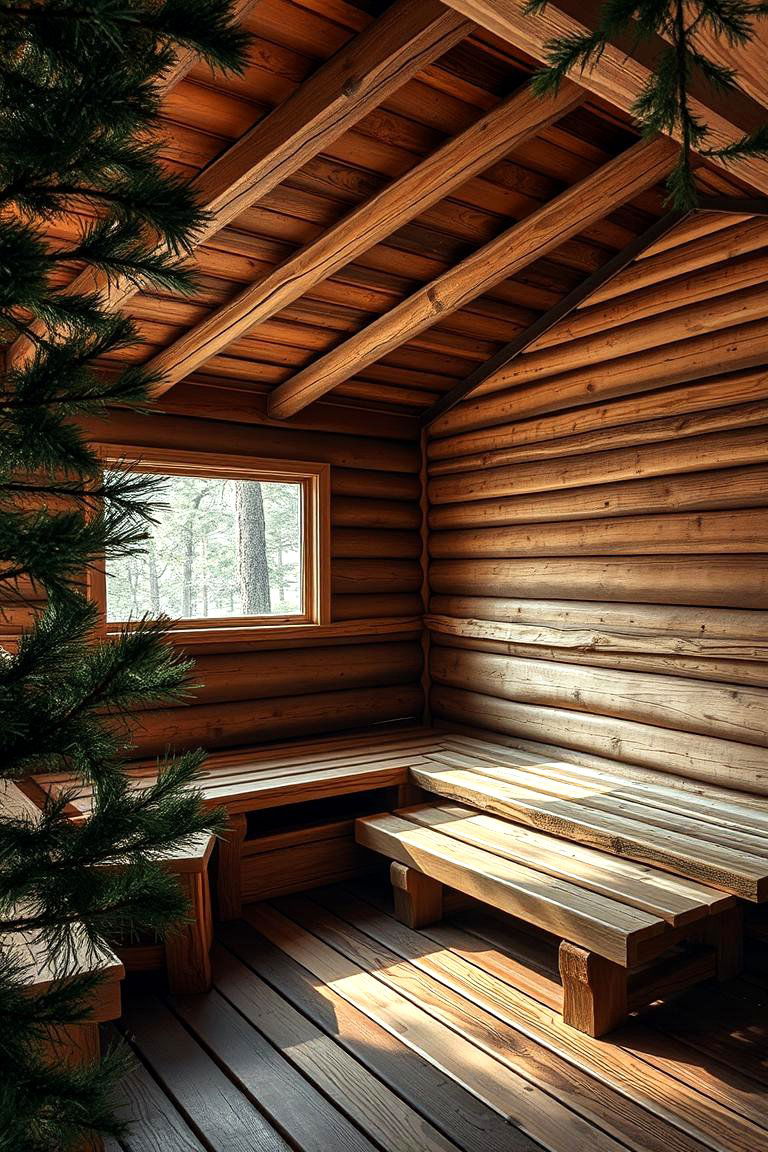 Rustic Wooden Sauna Haven - 24 Outdoor Sauna Ideas