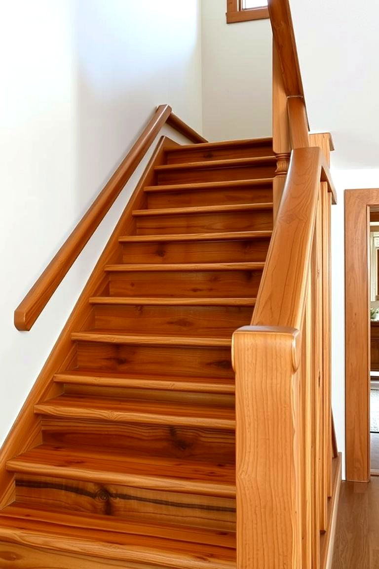 Rustic Wooden Staircase - 24 Staircase Ideas