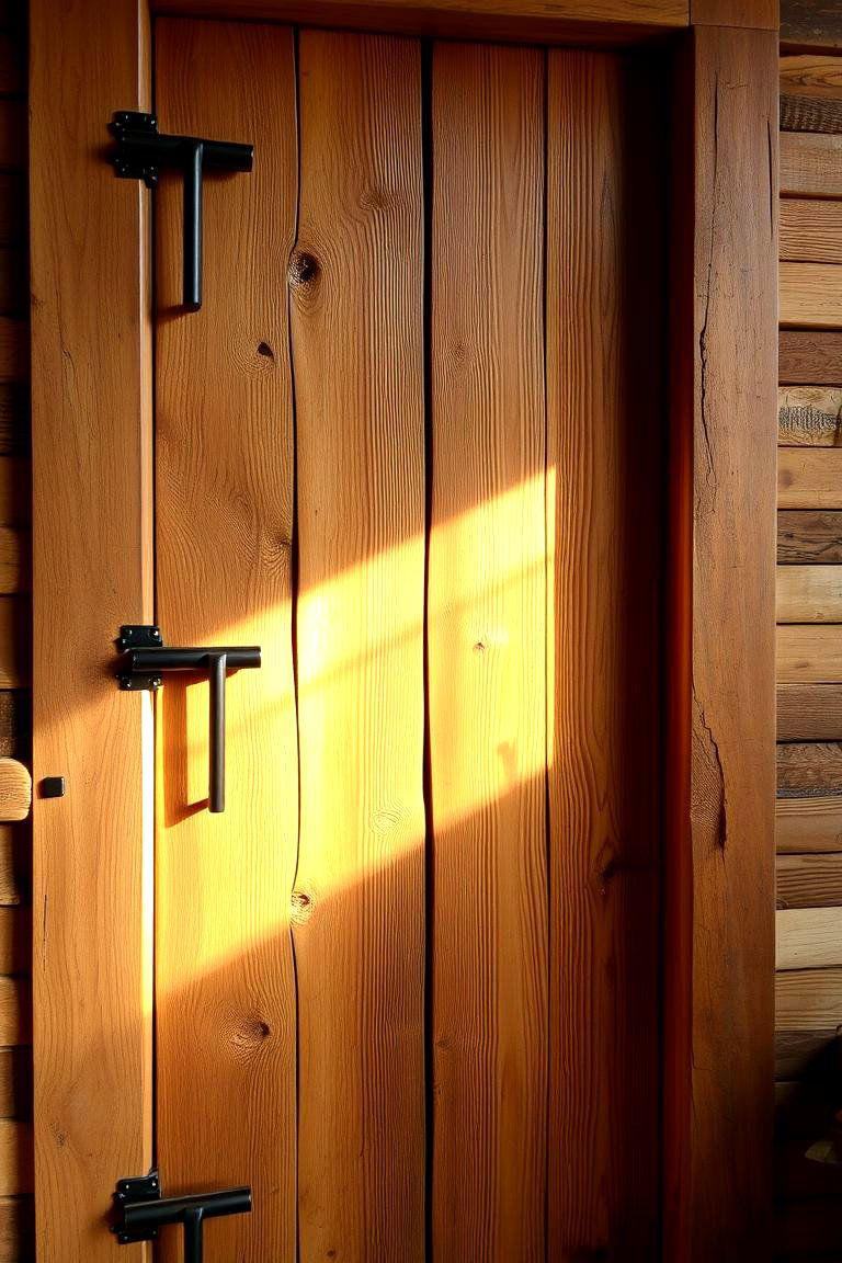 Rustic Wooden Warmth - 24 Mediterranean Front Door Ideas
