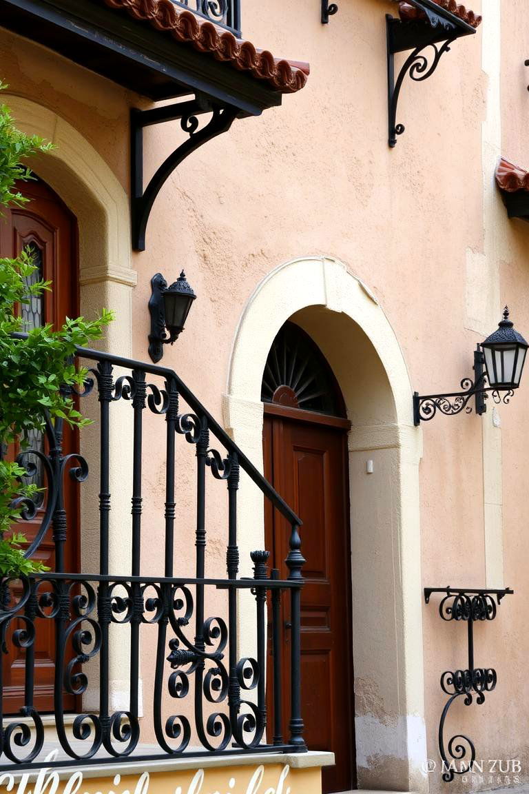 Rustic Wrought Iron Detailing - 24 spanish bungalow exterior ideas