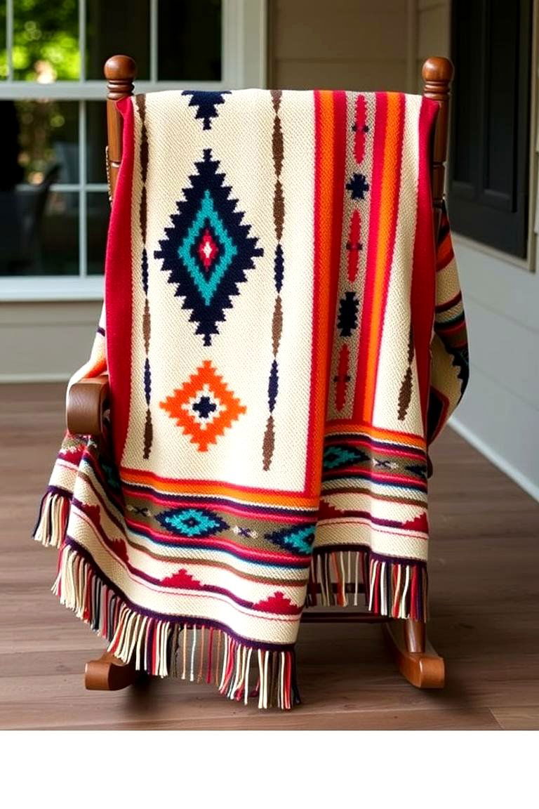 Saddle Blankets as Throws or Wall Hangings - 24 Western Decor Ideas