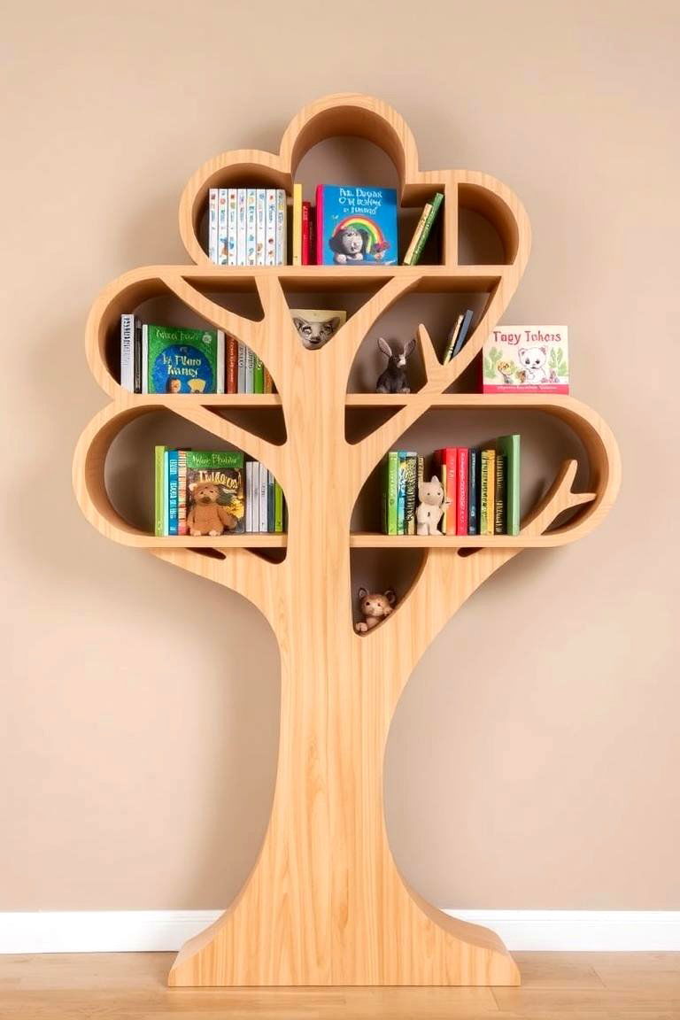 Safari Adventure Bookshelf - 24 Safari Nursery Decor Ideas