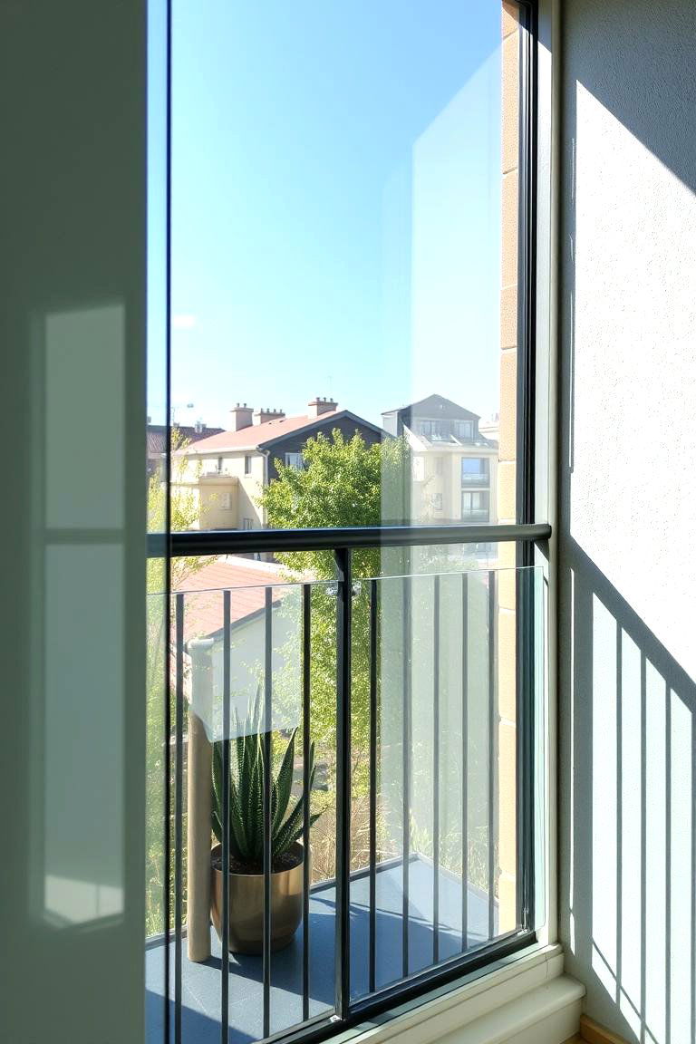 Safety Film Glass Balconies - 24 Glass Balcony Design Ideas