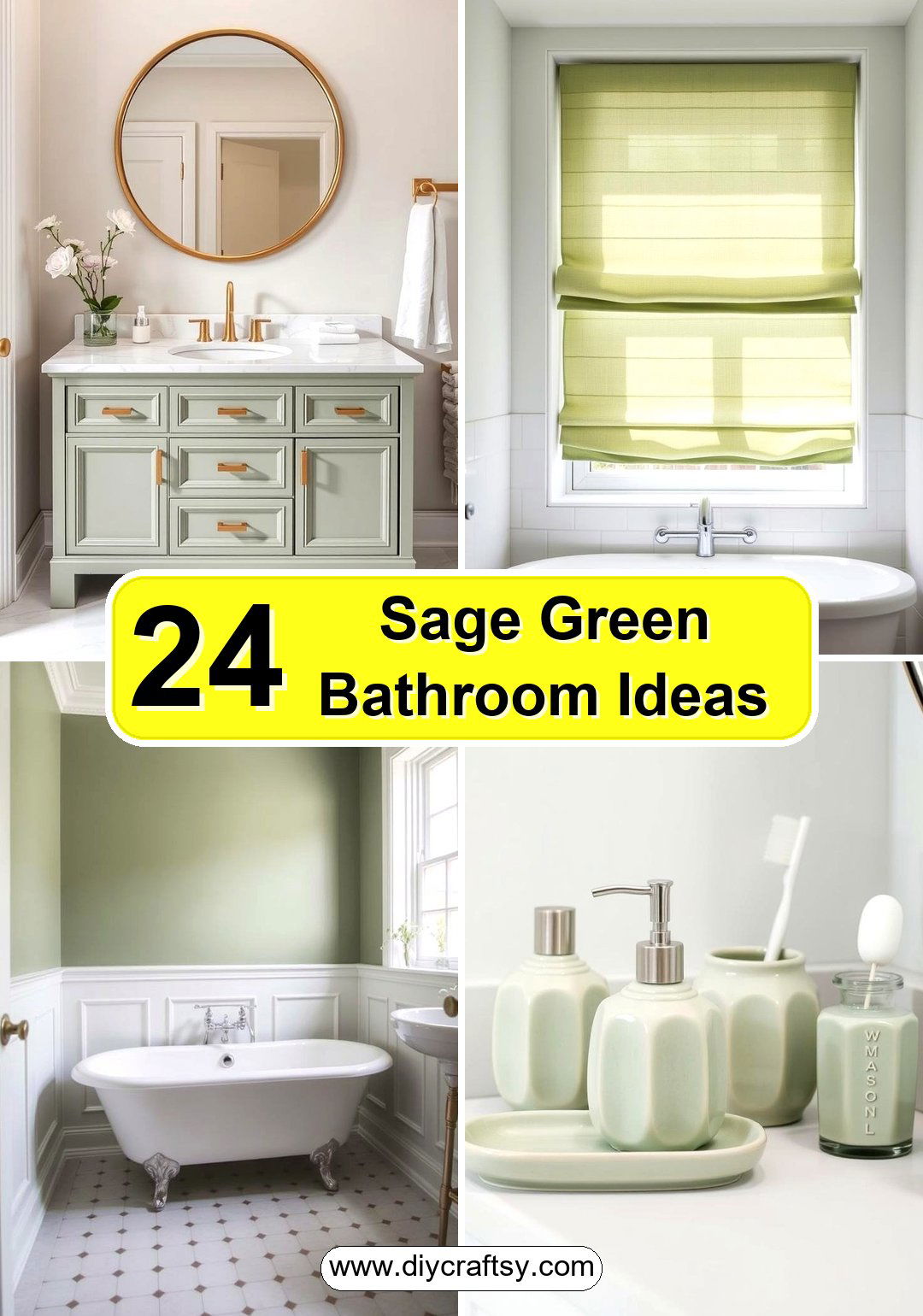 Sage Green Bathroom Ideas