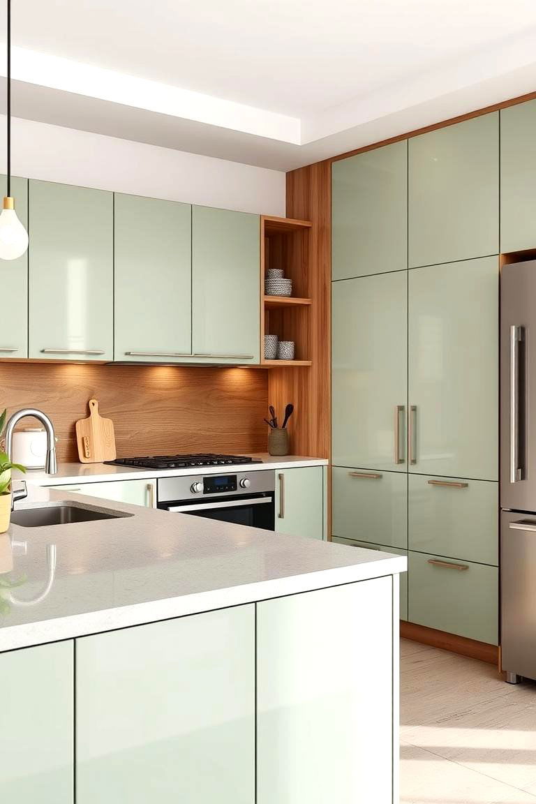 Sage Green Cabinets - 24 Sage Green Kitchen Ideas
