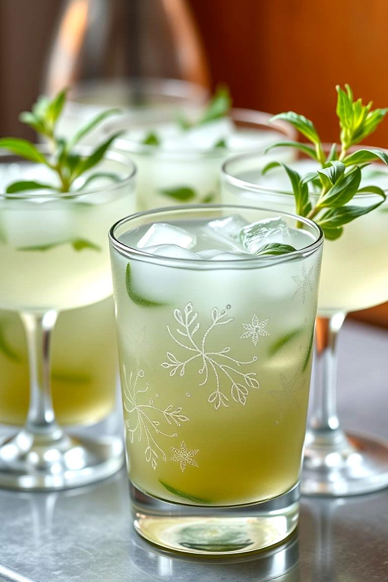 Sage Green Drinkware - 24 Sage Green Wedding Ideas
