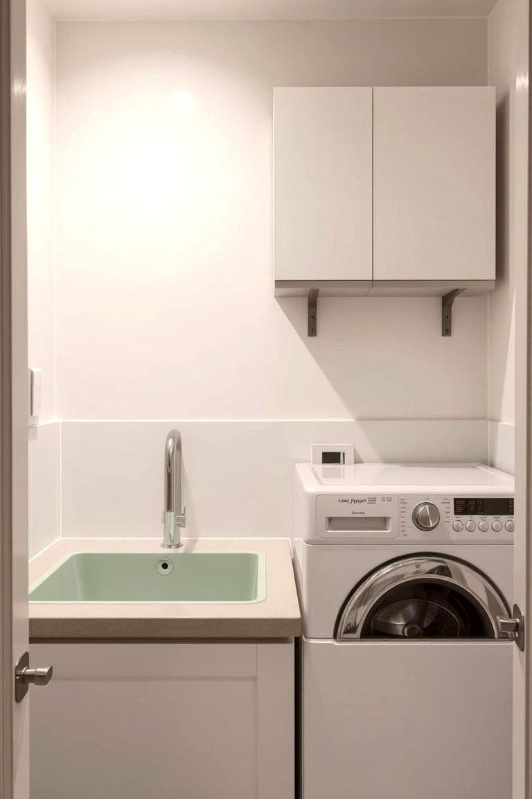 Sage Green Laundry Sink - 24 Sage Green Laundry Room Ideas