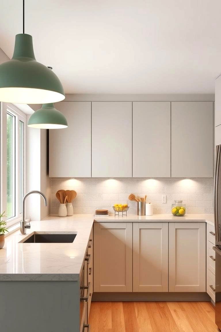 Sage Green Lighting Fixtures - 24 Sage Green Kitchen Ideas
