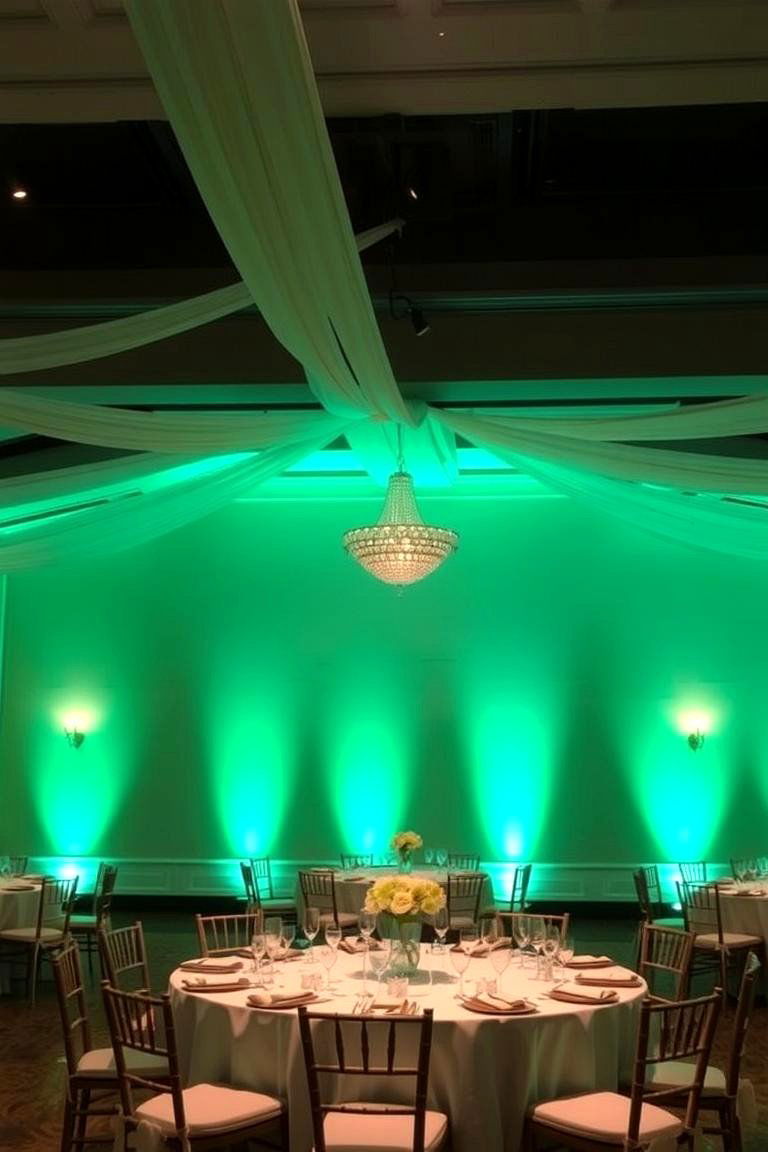 Sage Green Lighting - 24 Sage Green Wedding Ideas
