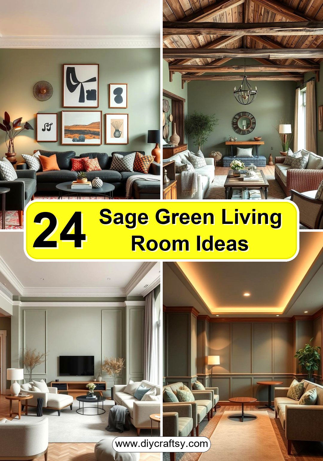 Sage Green Living Room Ideas