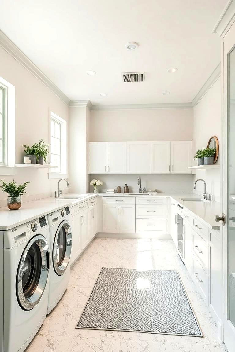 Sage Green Open Floor Plan - 24 Sage Green Laundry Room Ideas