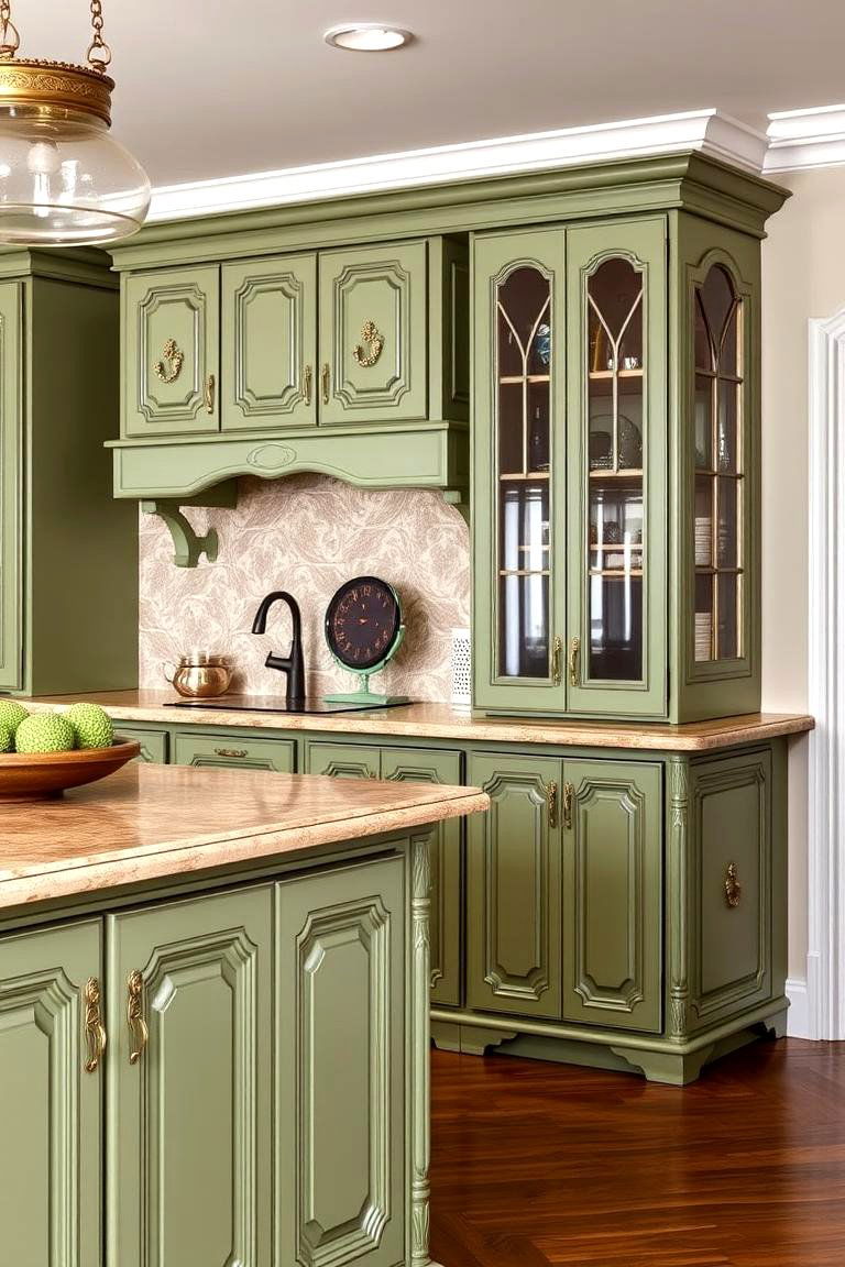 Sage Green Vintage Charm - 24 Sage Green Kitchen Island Ideas