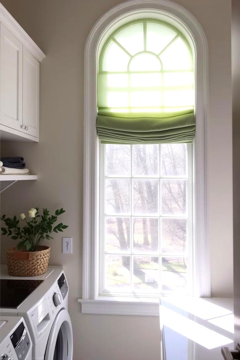 Sage Green Window Treatments - 24 Sage Green Laundry Room Ideas