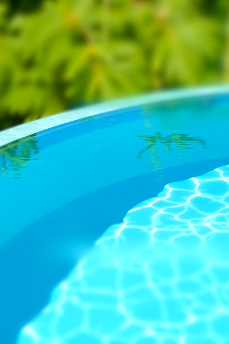 Saltwater System for Gentle Water - 24 Semi Inground Pool Ideas