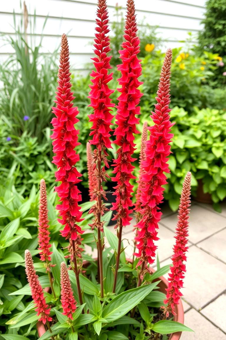 Salvia Spikes of Vibrant Color - 24 Outdoor Plants for Patio