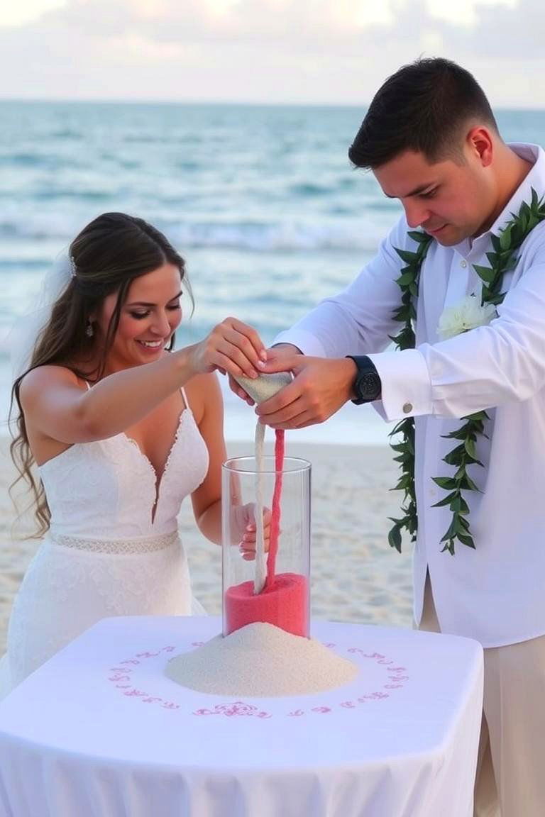Sand Ceremony - 24 Beach Wedding Ideas
