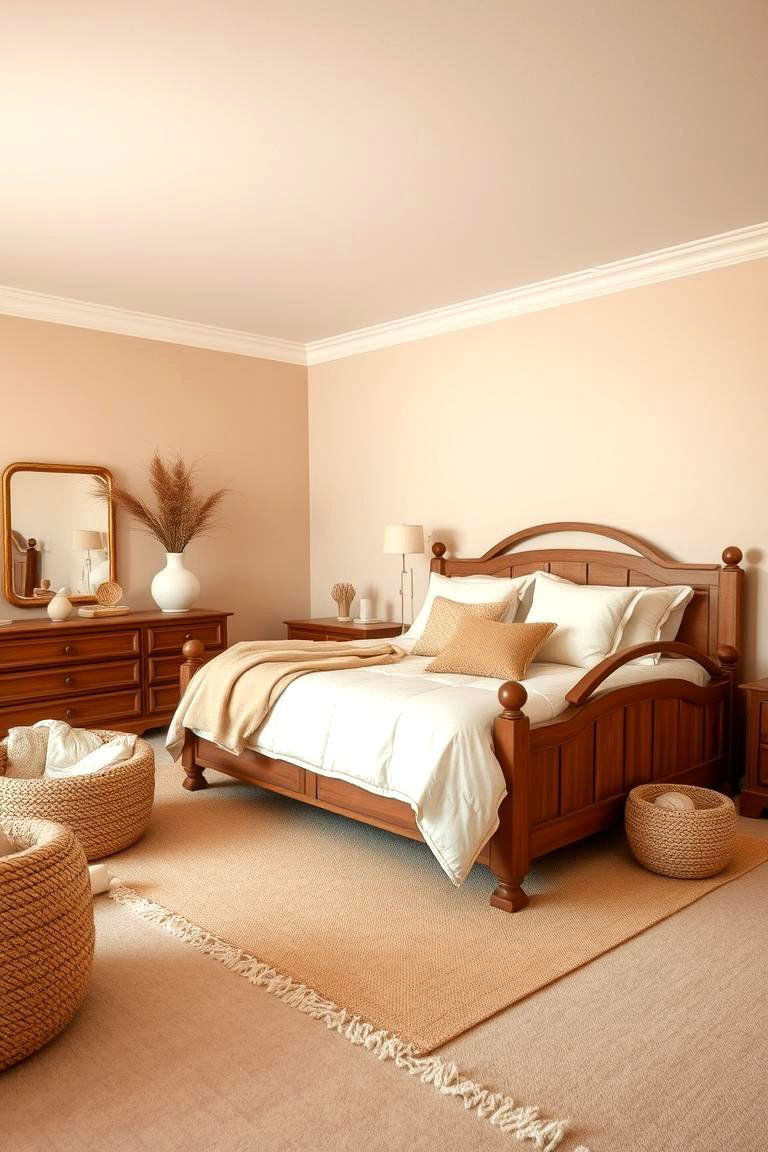 Sand Inspired Color Palette for a Natural Look - 24 Beach Themed Bedroom Ideas
