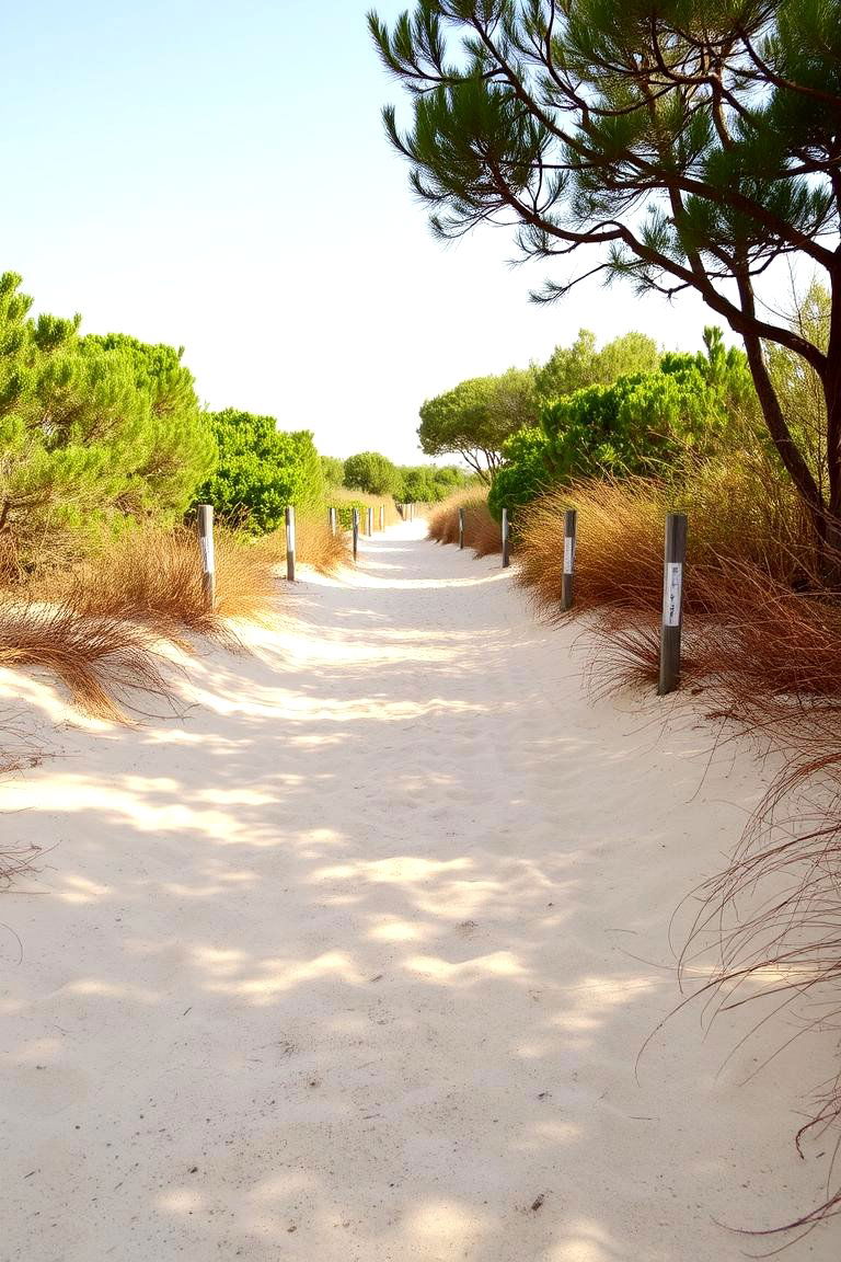 Sand Pathway - 24 Garden Path Ideas